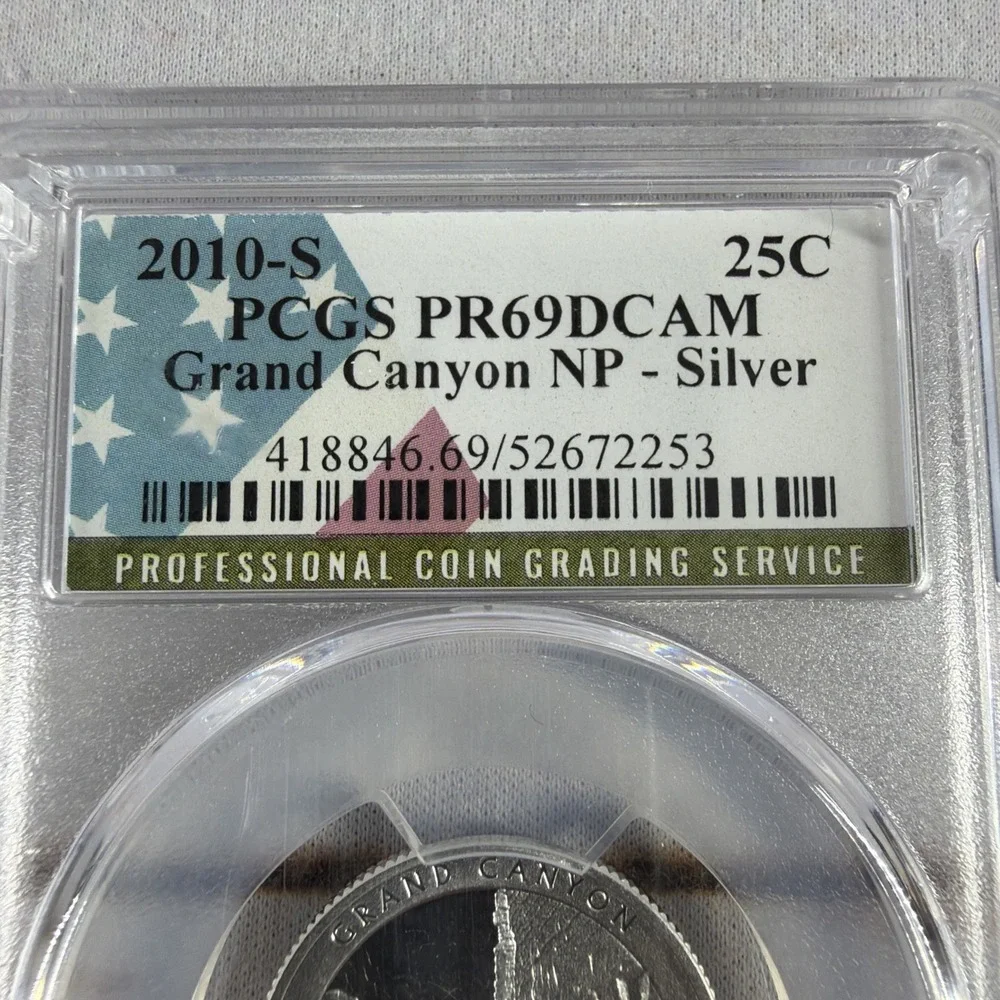 2010-S Grand Canyon National Park Quarter — PCGS PR69DCAM - Picture 2 of 9